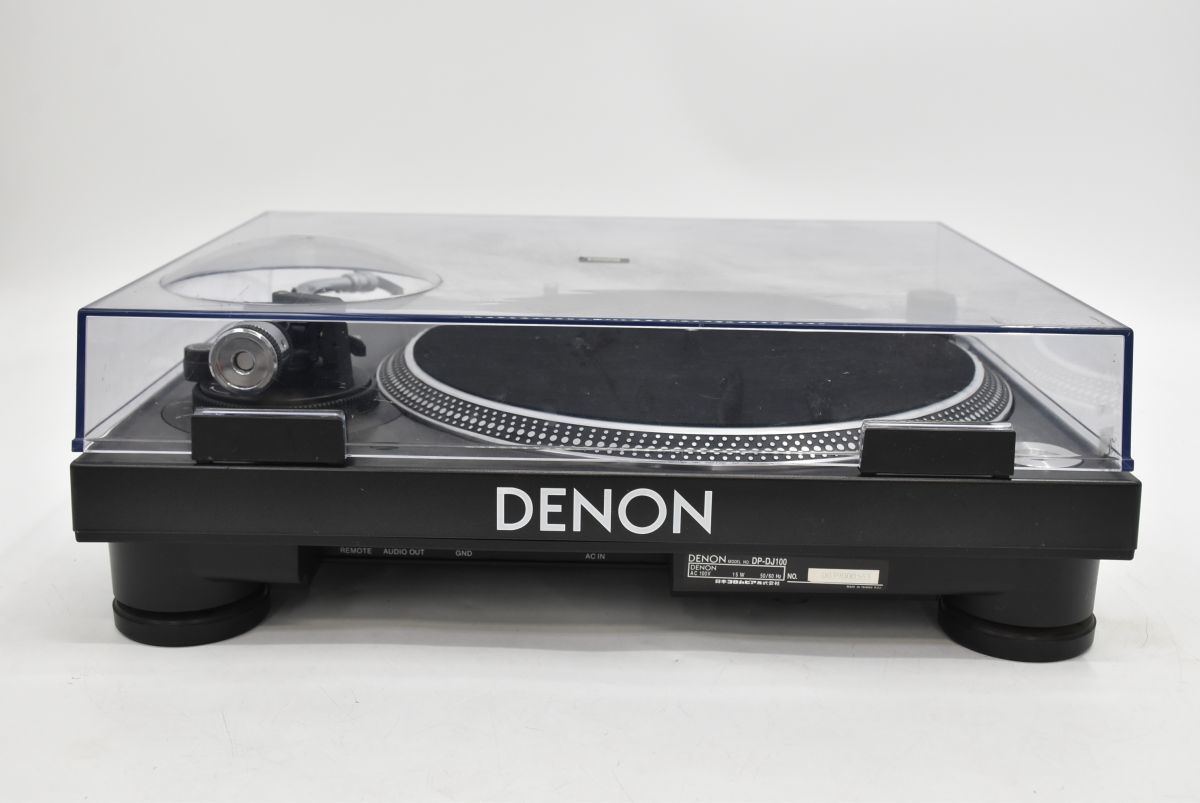 334P 1201G2) DENON DP-DJ100 レコードプレーヤー ターンテーブル