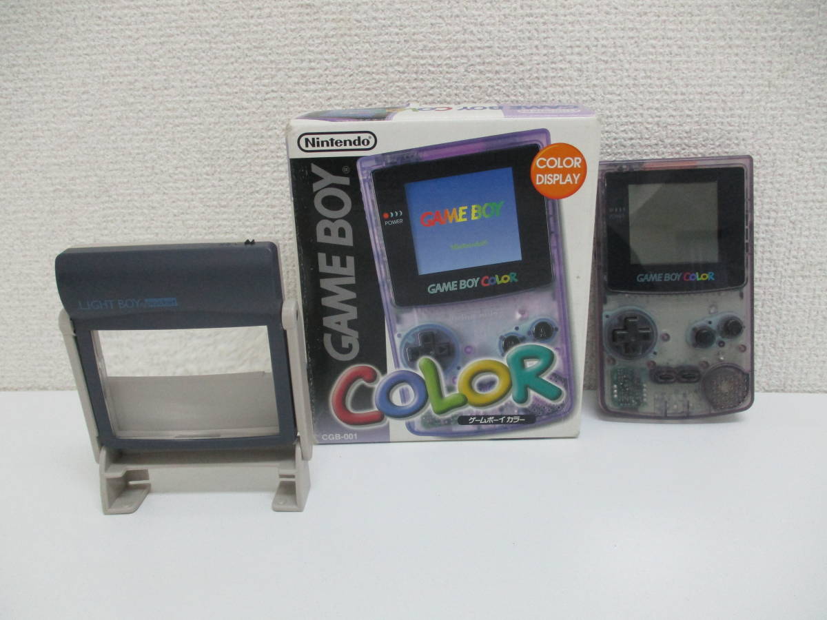 【得価，人気】 品 ゲームボーイカラー GAME BOY COLOR 通電のみ確認 / LIGHT BOY pocket 動作未確認 ／I(本体)｜売買されたオークション情報、yahooの商品情報をアーカイブ公開 - オークファン 本体、アクセサリー