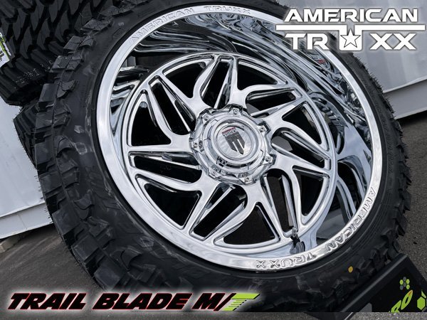新作 22x12J タンドラ セコイア AMERICAN TRUXX AT1917 22インチマッドタイヤホイール ATTURO TRAIL BLADE MT 33x12.50R22 35x12.50R22