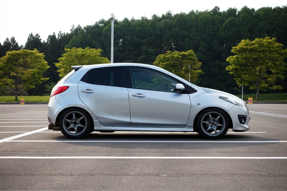マツダデミオDE5FS 車高調 BLACK*I RS*R
