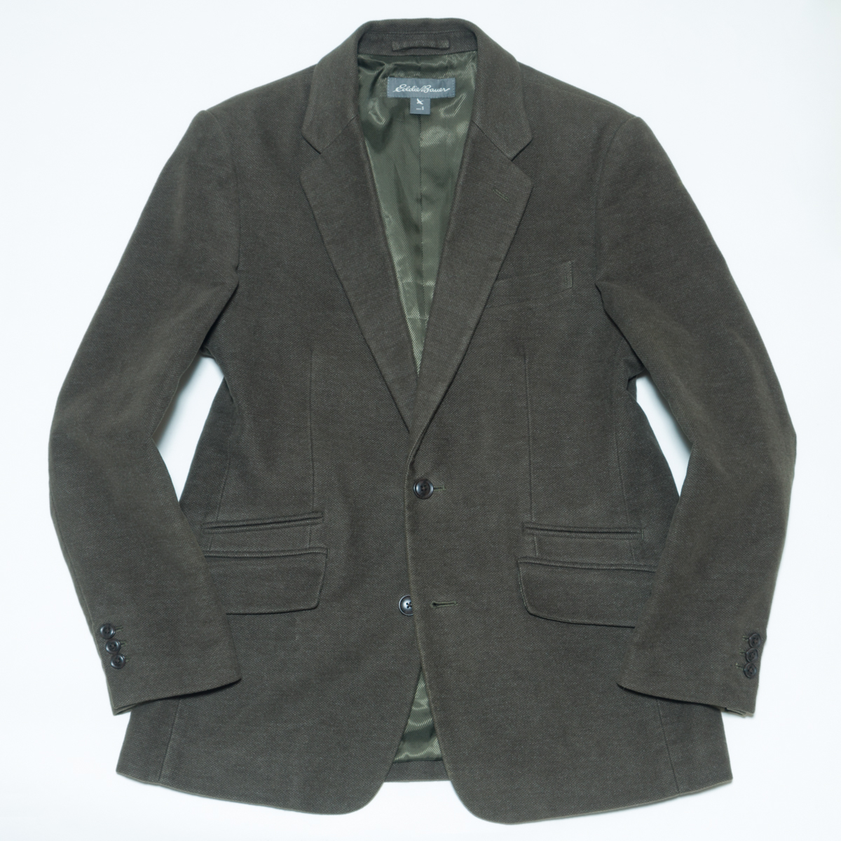 エディーバウアー Eddie Bauer テーラードジャケット オリーブ  