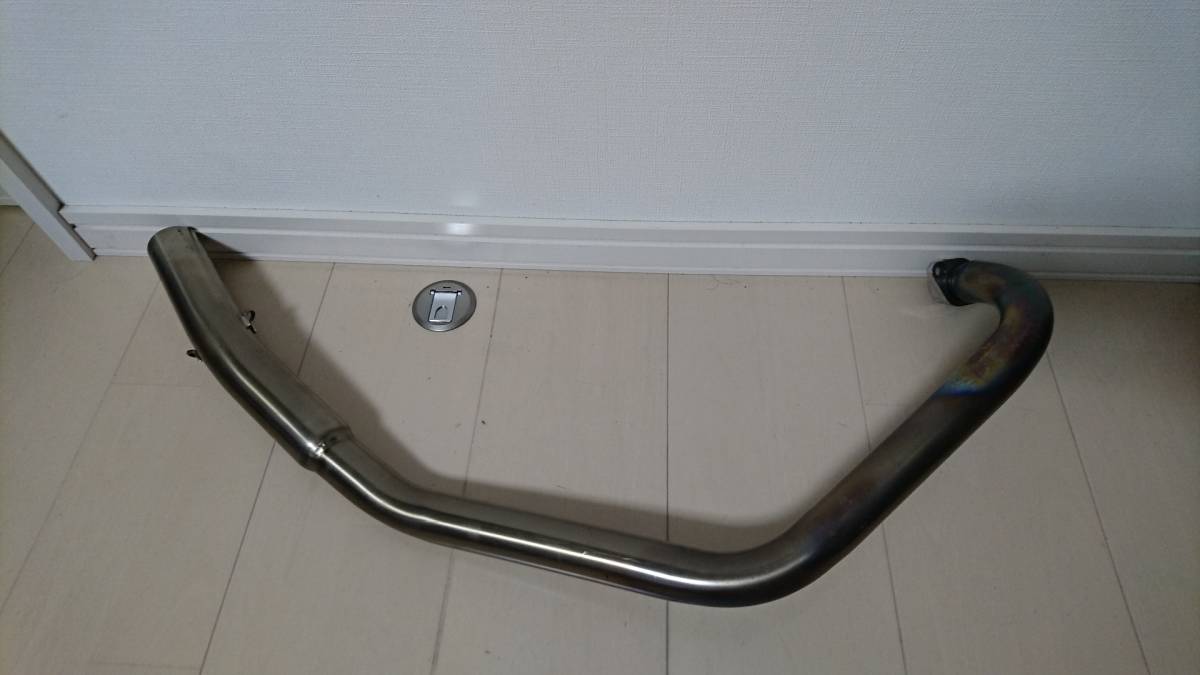 エイプ用 オーバーレーシング チタンマフラー エキパイのみ OVER