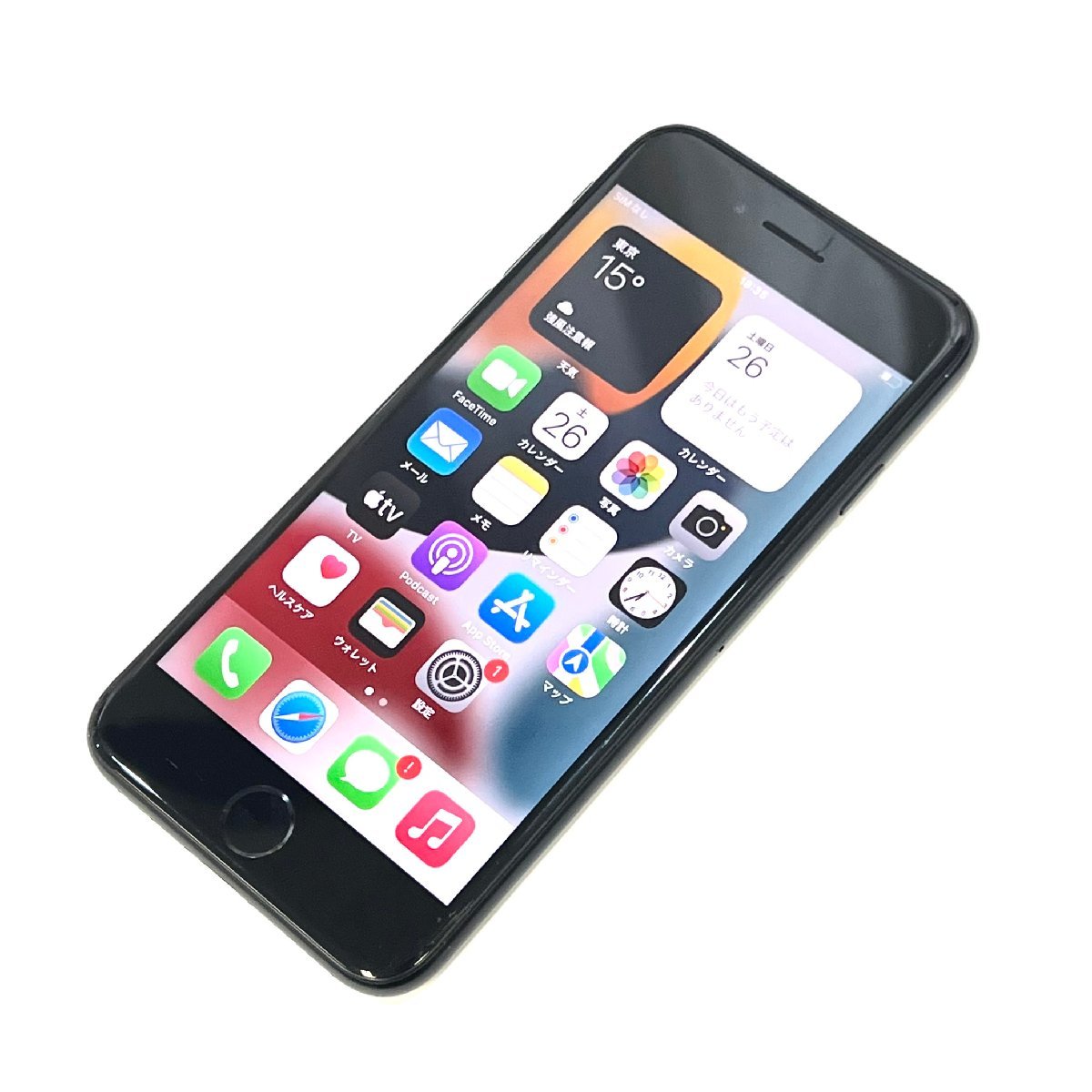 送料無料 中古】SIMフリー 第3世代 iPhone SE 3 64GB ミッドナイト