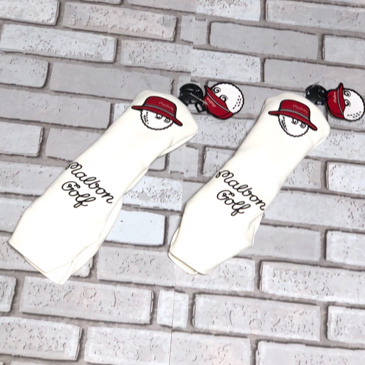 2個セット！Malbon Golf マルボンゴルフ UT用 ヘッドカバー ユーティリティ