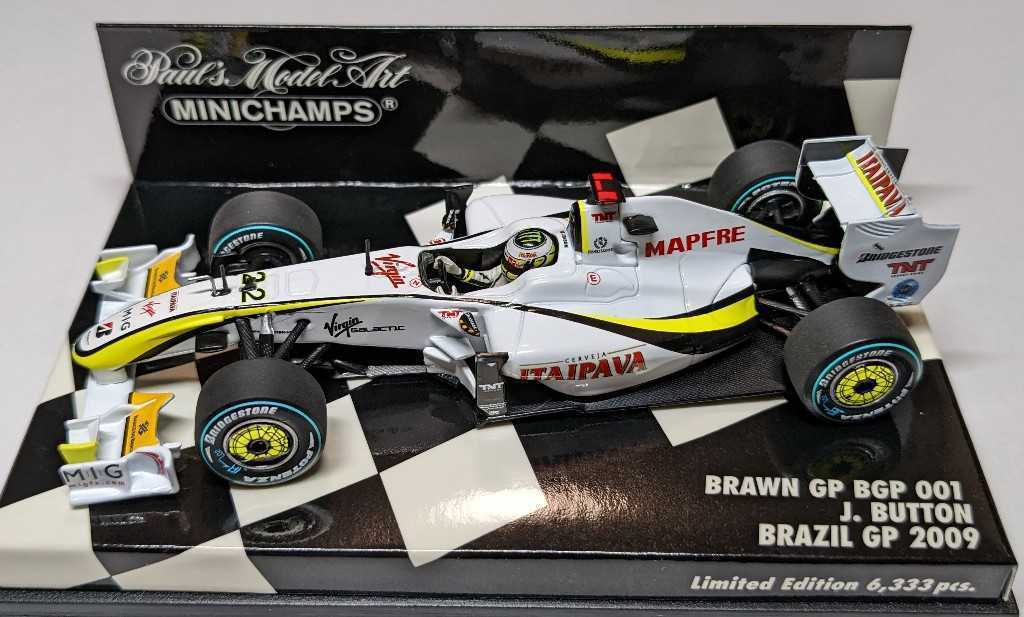 1/43 PMA ブラウンGP BGP001 バトン ブラジルGP 2009 BRAWN