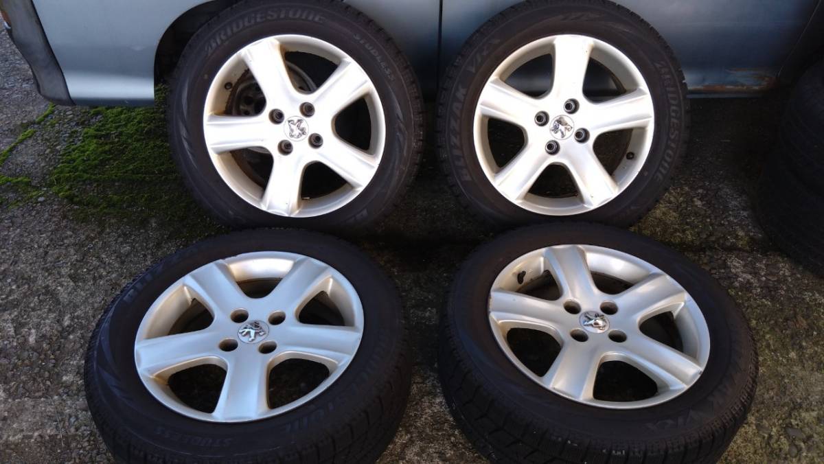 中古 スタッドレス タイヤ 4本 205⁄55R16 ブリヂストン ブリザック VRX