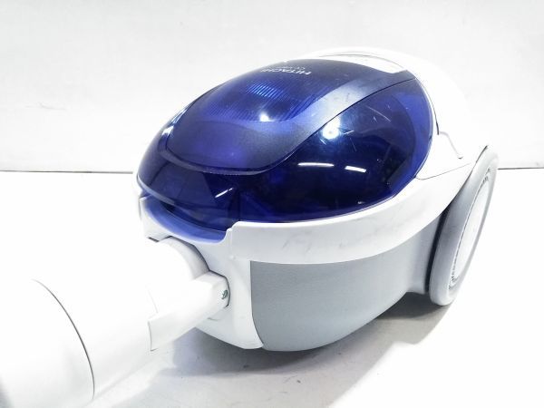 R□HITACHI 日立 掃除機 紙パック式クリーナー CV-VW7 2017年製 ブルー 