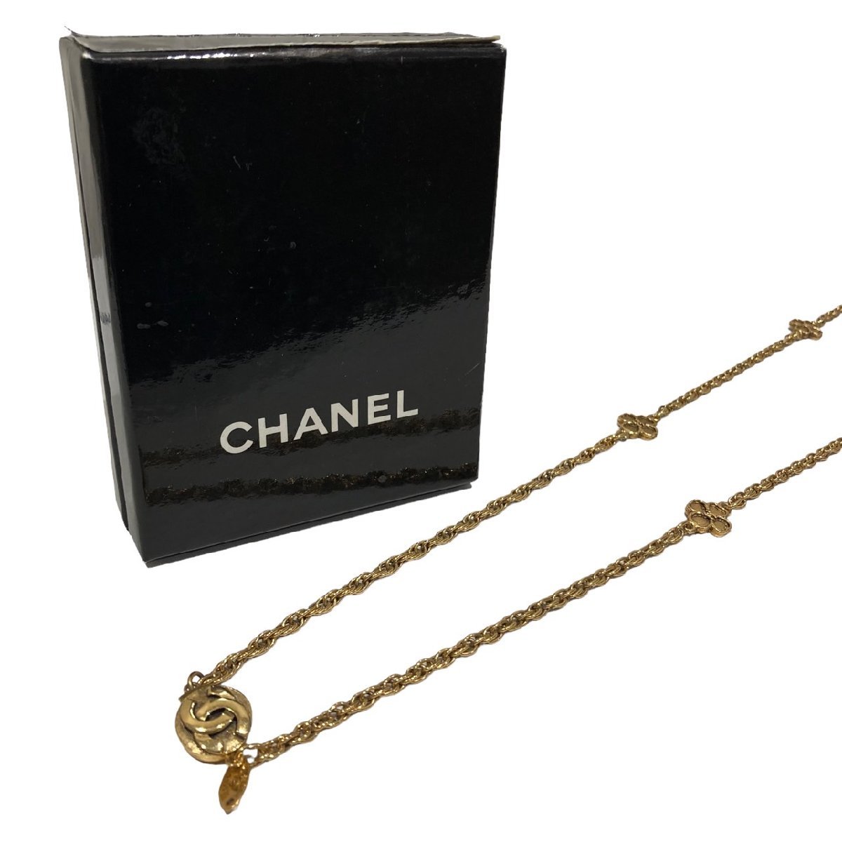 CHANEL シャネル ヴィンテージ ココマーク クローバー ロング