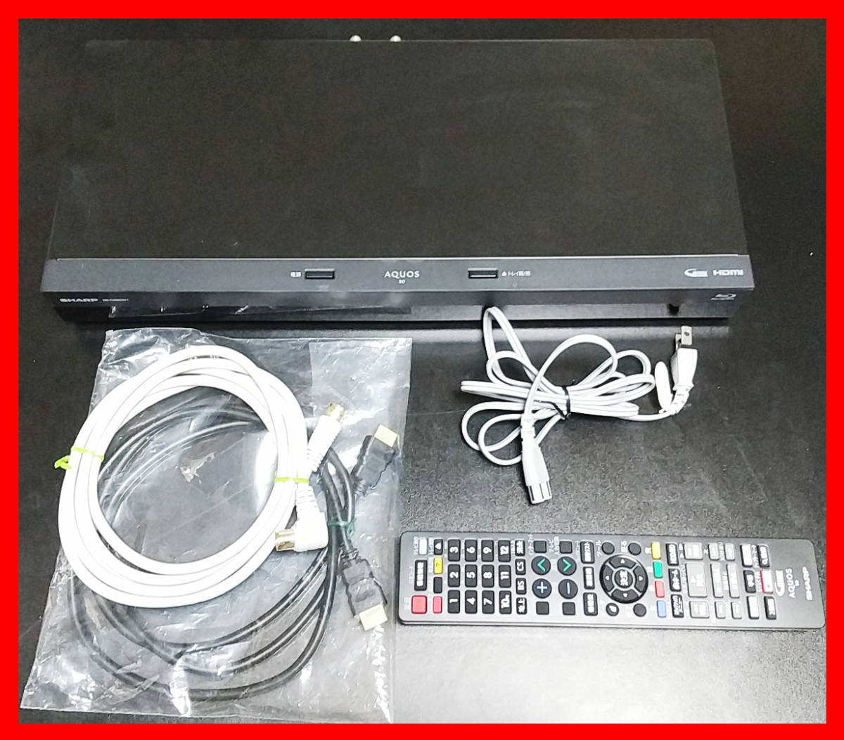 SHARP AQUOS BDレコーダー 2B-C05CW1 2020年製 整備品 SHARP AQUOS BD