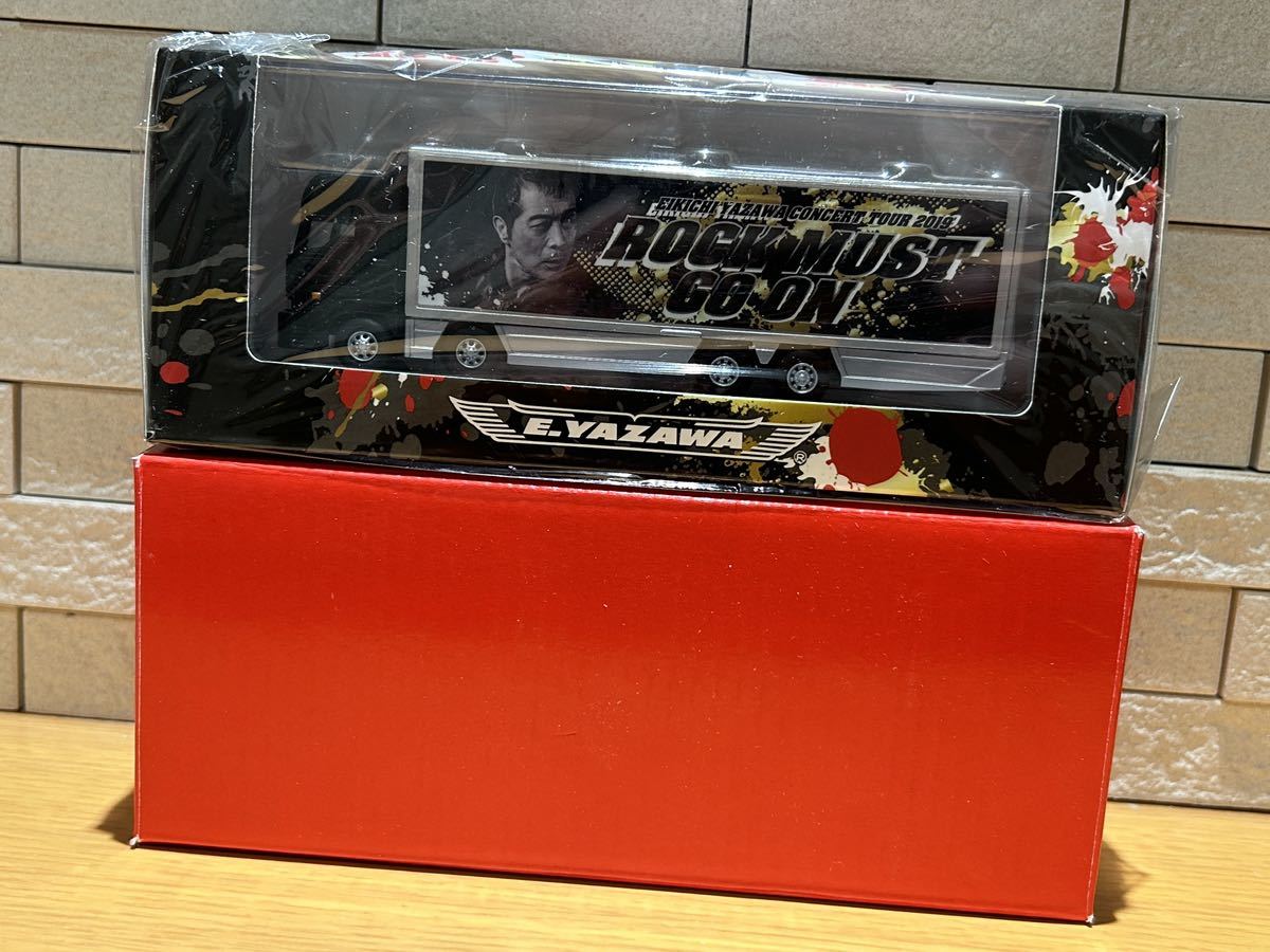 10 新品 正規 当時物 限定 矢沢永吉 YAZAWA 激レア コレクション グッズ 入手困難 ロゴ トランポ トラック ミニカー ROCK MUST GO ON 2019
