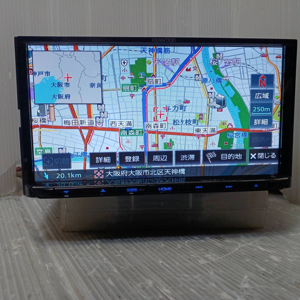 KENWOOD MDV-D706BT HDDナビ CD 録音 DVD TV 地デジ テレビ USB