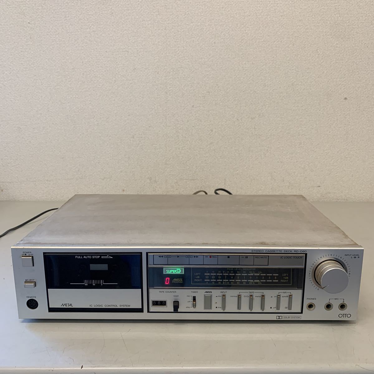 SANYO カセットデッキ - OTTO サンヨー ステレオカセットデッキ RD-D60