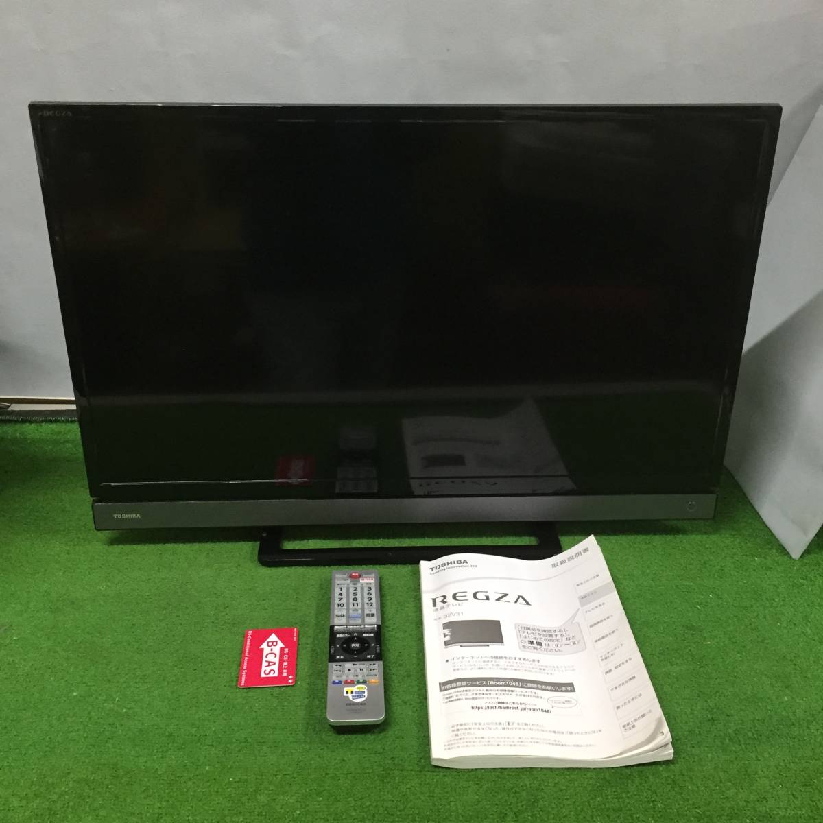 TOSHIBA 東芝 液晶テレビ REGZA レグザ 32V 32V31 2017年製 ブラック 11-52