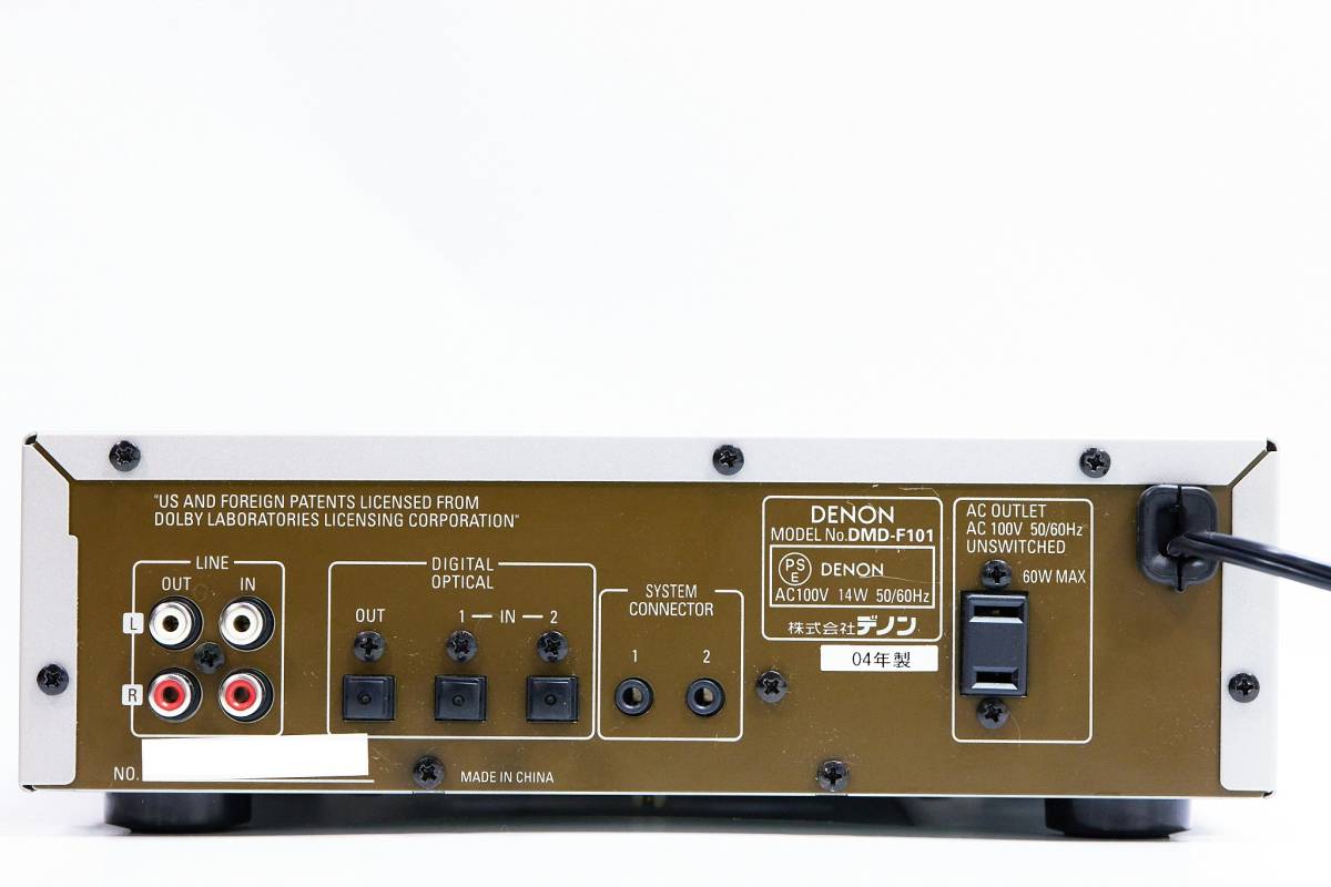 動作確認済 DENON デノン デンオン MDレコーダー DMD-F101 音響機器