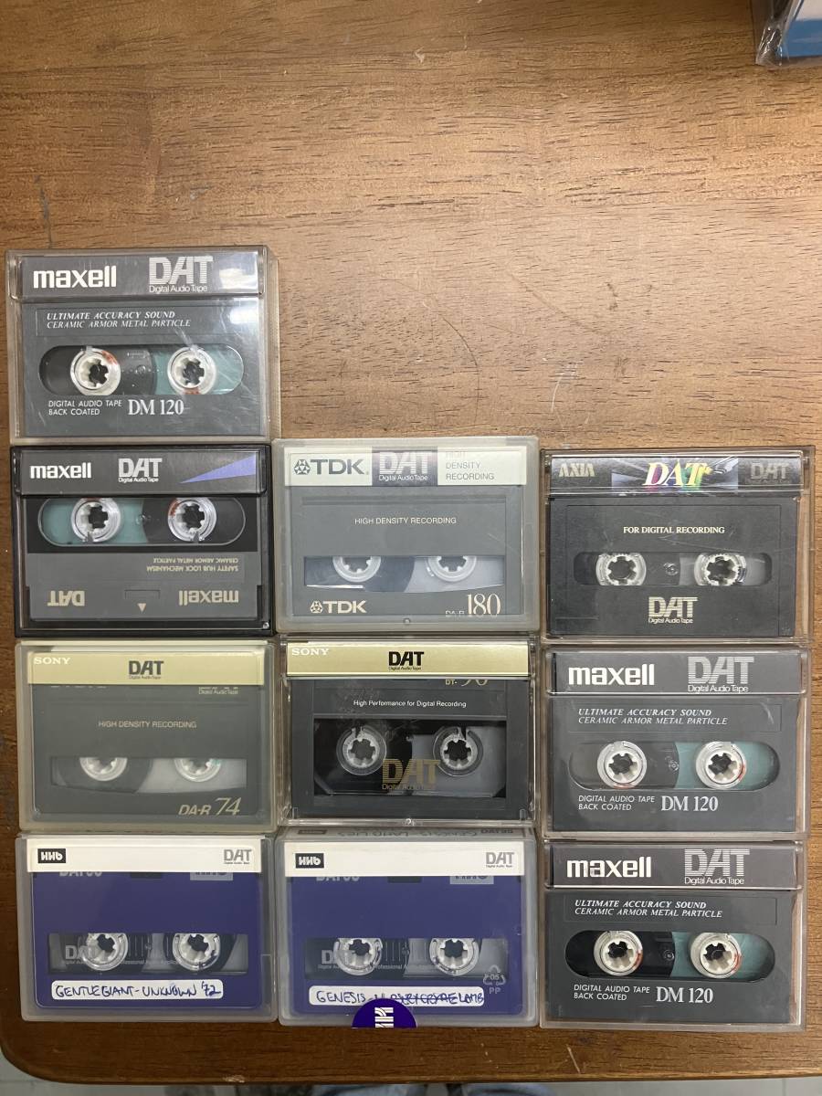 希少】DATテープ TDK / SONY / Maxell / Axia【Genesis ， Yes
