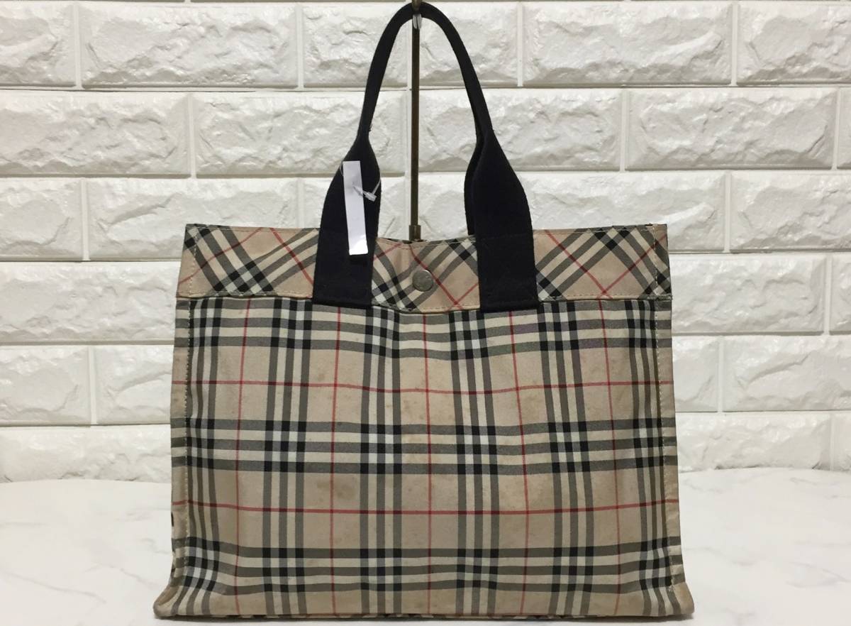 no10502 BURBERRY バーバリー ブルーレーベル 三陽商会 ノバチェック 