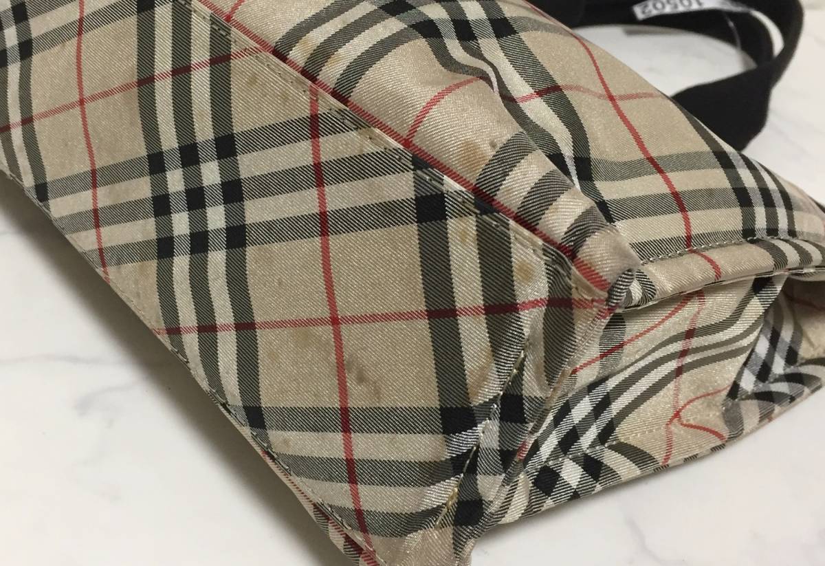 no10502 BURBERRY バーバリー ブルーレーベル 三陽商会 ノバチェック 