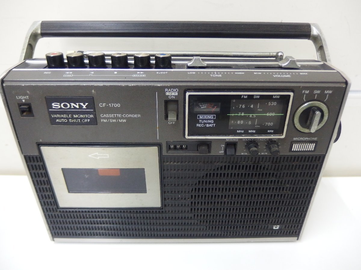 12□/Zク2800 SONY ソニー CF-1785 / CF-1700 / CF-1980 ラジカセ 12□/Zク2800 SONY ソニー CF-1785 / CF-1700 / CF-1980 ラジカセ