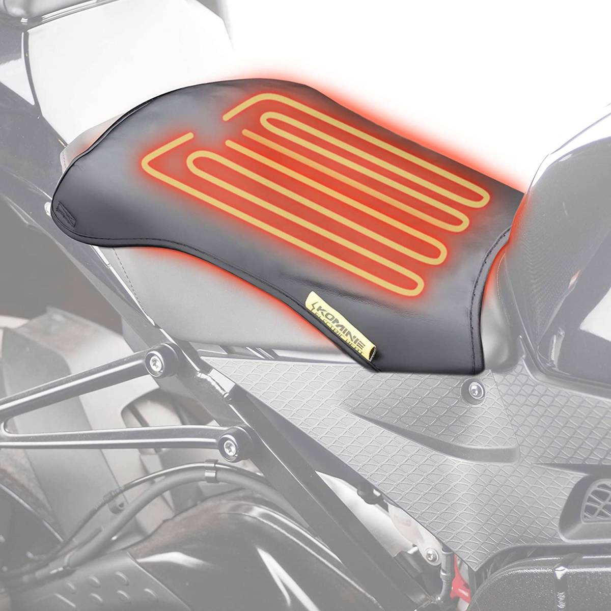【人気セール，限定SALE】 品 コミネ KOMINE バイク用 12Vヒーティングシートパッド Freeサイズ Black EK-305 電熱 防寒対策(バイクウエア、装備)｜売買されたオークション情報、yahooの商品情報をアーカイブ公開 - オークファ その他