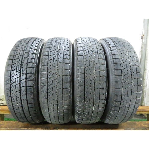 2018年製 7～8分山 ブリヂストン BLIZZAK VRX2 165/60R15 77Q 4本/札幌市手渡し可/中古スタッドレスタイヤ(冬タイヤ) ハスラー E1_62 BLIZZAK ブリヂストン 7～8分山 F_126 4本&frasl;札幌市手渡し可&frasl;中古スタッドレスタイヤ(冬タイヤ)ハリアー 97Q