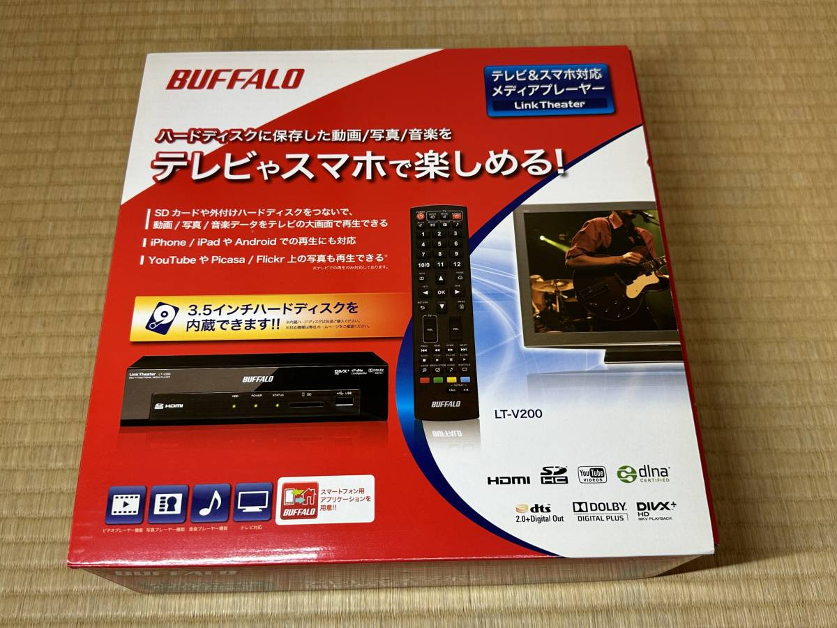 BUFFALO メディアプレイヤー LT-V200 バッファロー、WebAccess対応の