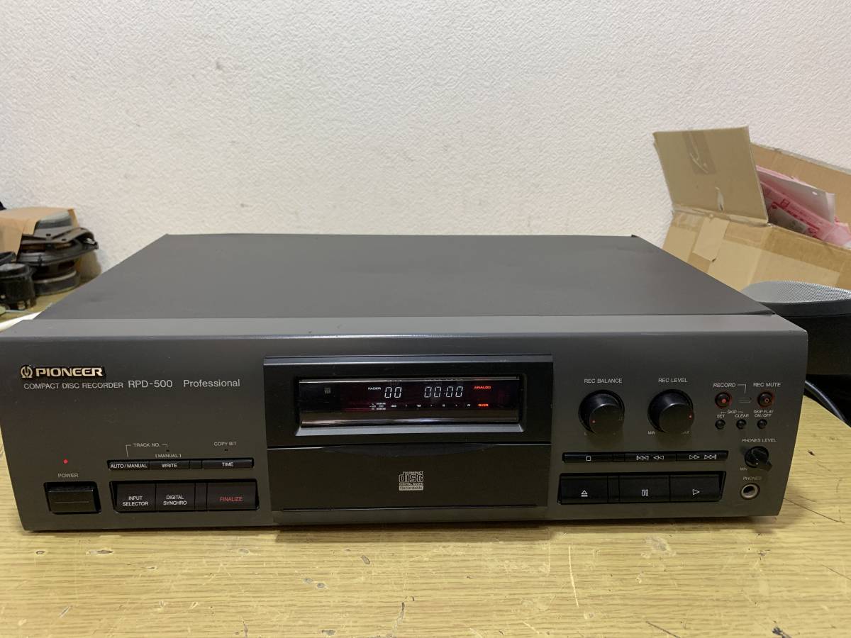PIONEER RPD-500 CDレコーダー　パイオニア【現状品】ジャンク出品