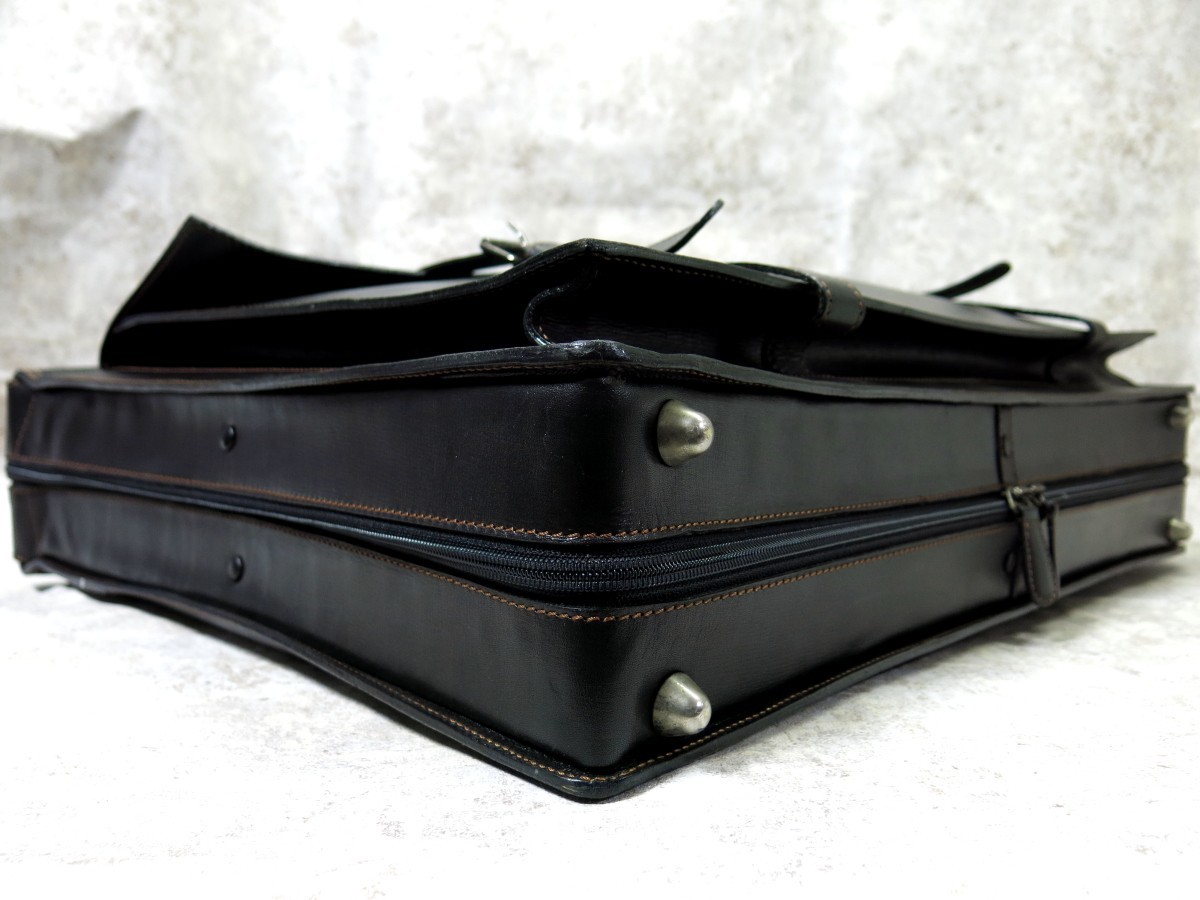 □極美品□dunhill ダンヒル□メンズ□カーフ レザー 本革□2way