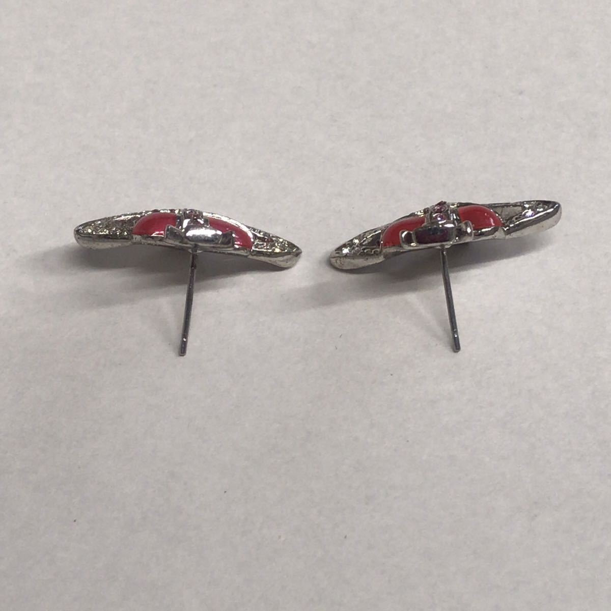 安い，大得価 Vivienne Westwood ディアマンテ ハート ピアス/ピンク