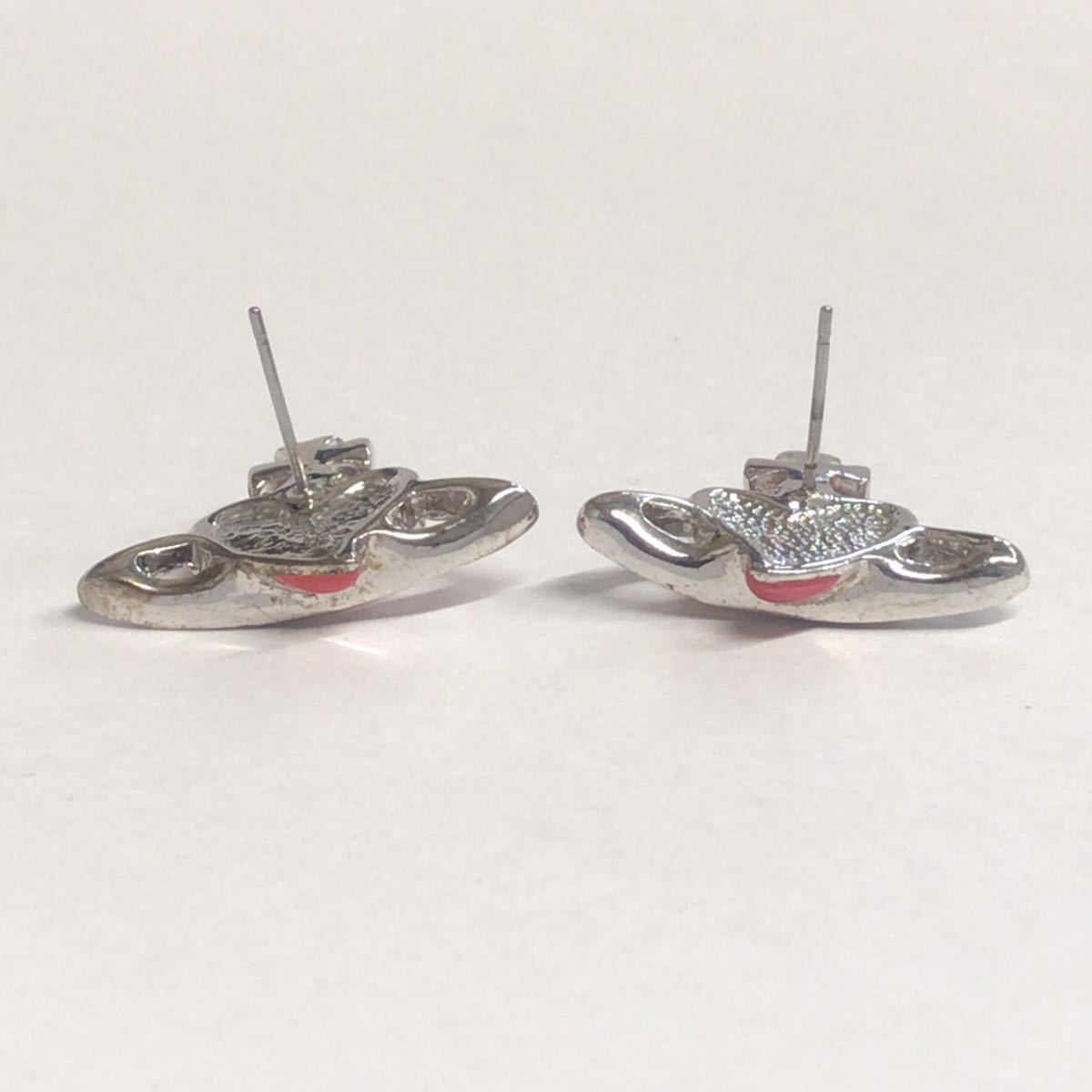 安い，大得価 Vivienne Westwood ディアマンテ ハート ピアス/ピンク