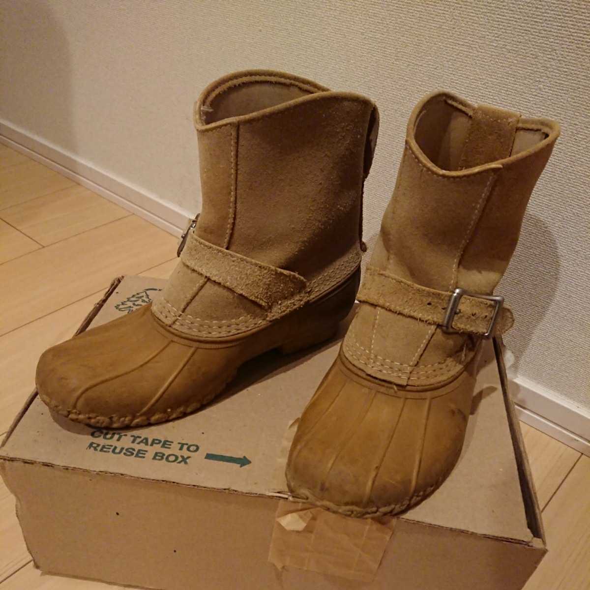 US7M】L.L.Bean ラウンジャー ブーツ スリッポン BEAMS別注 スエード