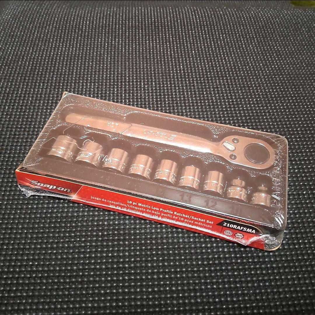 お得，100%新品 Snap-on スナップオン 3/8メトリック ロープロファイル ラチェット ソケットセット 210RAFSMA(ソケットレンチ)｜売買されたオークション情報、yahooの商品情報をアーカイブ公開 - オークファン ソケットレンチ