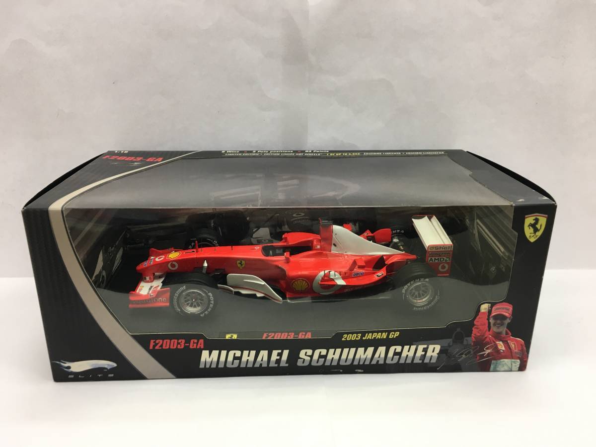 Ferrari F2003-GA 1/18スケール　ミハエル・シューマッハ 4738 ミハエルシューマッハ F2003-GA 1/18スケール フェラーリ F1