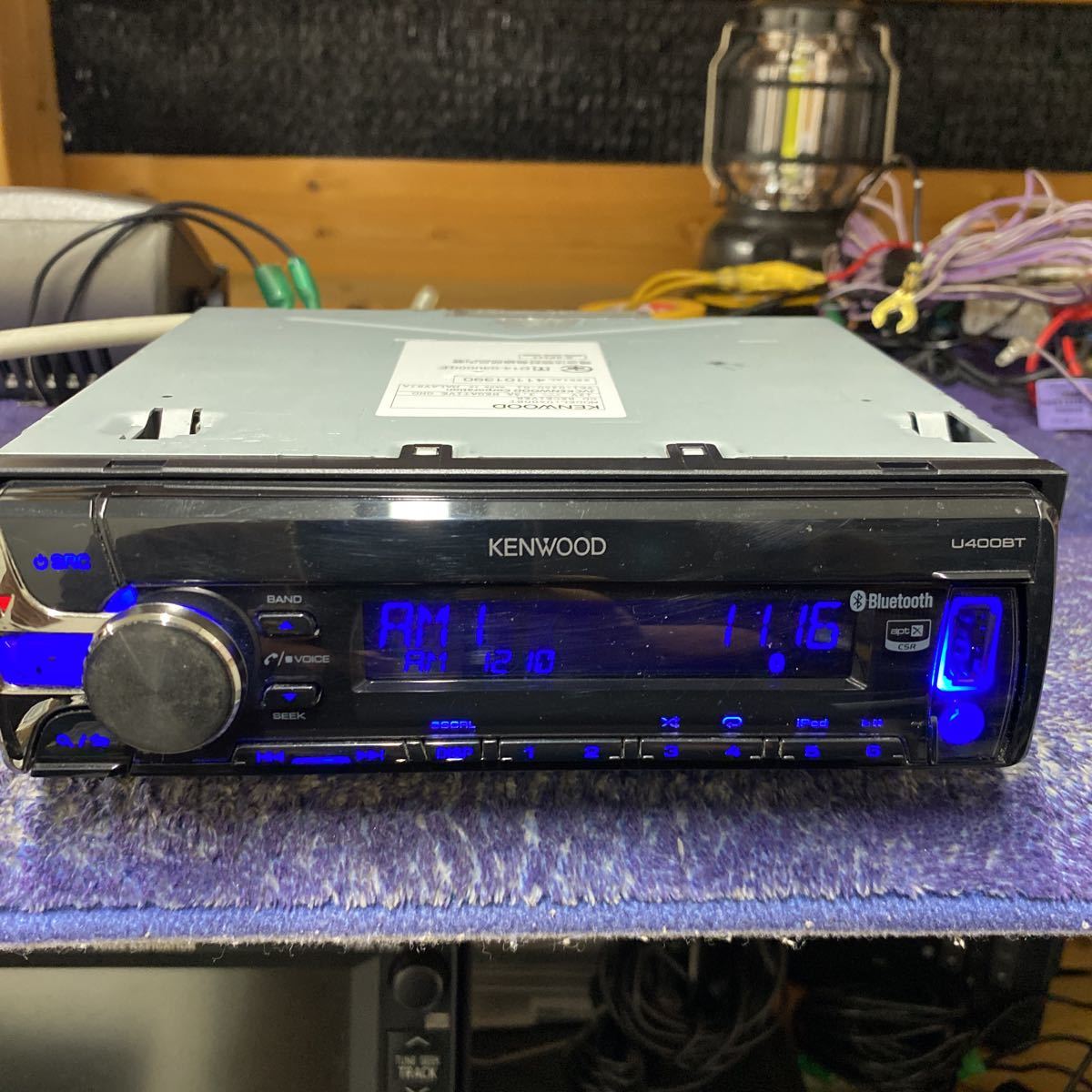 ケンウッド U400BT CD/USB/iPod/Bluetoothレシーバー USB/iPod