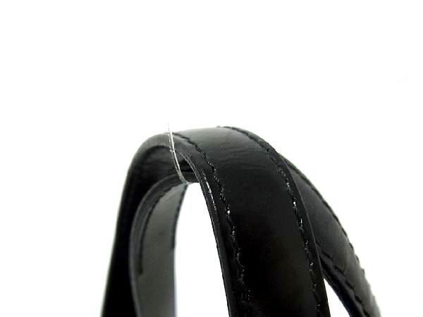 1円 ■美品■ GUCCI グッチ 000 1793 0559 レザー ポーチ付き トートバッグ ショルダー 肩掛けかばん レディース ブラック系 AF8150チN