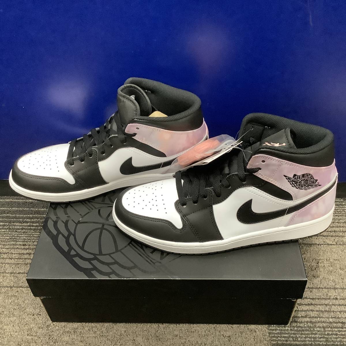 u4567 未使用品 27.5cm Nike Air Jordan 1 Mid SE Tie Dye DM1200-001  
