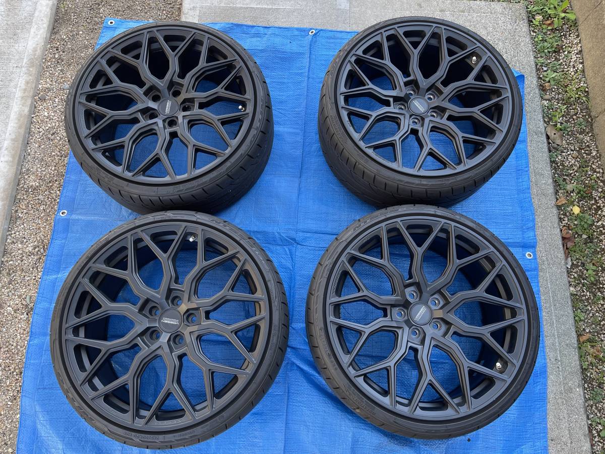 VOSSEN HF-2 20インチ 9J マットブラック　アウディTT　audi tt PCD112　5H　タイヤ　NITTO NT555 G2　245/30/ZR20