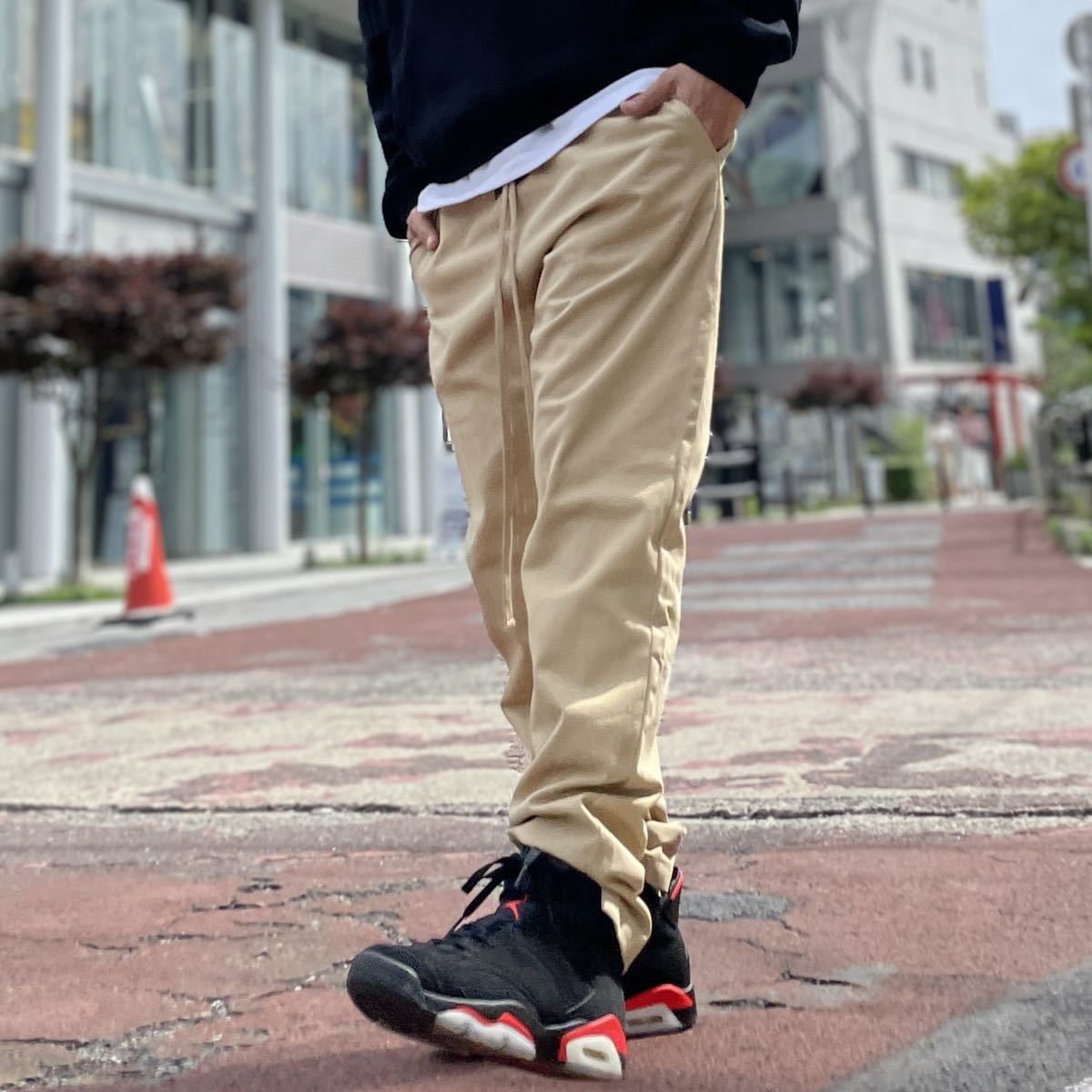 定番人気，大人気 1円 品 FOG ESSENTIALS エフオージー エッセンシャルズ ツイル コットン パンツ M キャメル メンズ フィアオブゴッド(Mサイズ)｜売買されたオークション情報、yahooの商品情報をアーカイブ公開 - Mサイズ