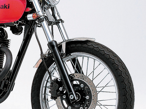 デイトナ ステンレスショートフェンダー フロント W650/400/250TR用