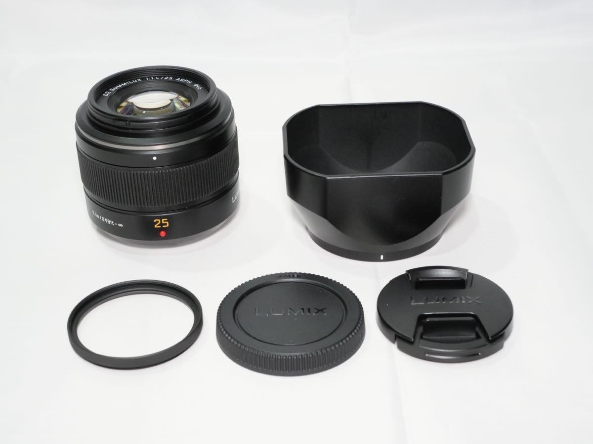 DG Panasonic Leica Lens Summilux ASPH. f⁄1.7 G 25mm f⁄1.4 LUMIX ASPH