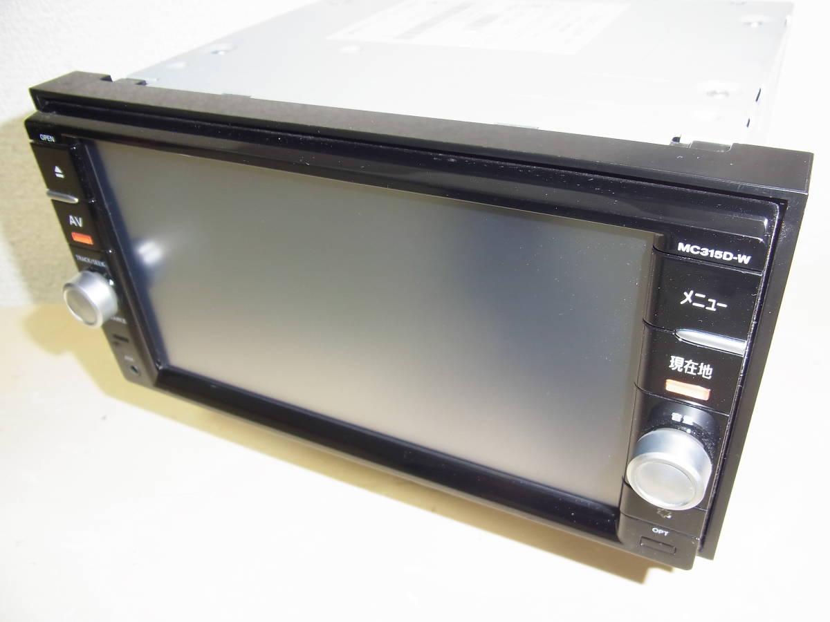 動作良好!!日産純正品 MC315D-W 地図データ2018年版 B8260-C994F-NP
