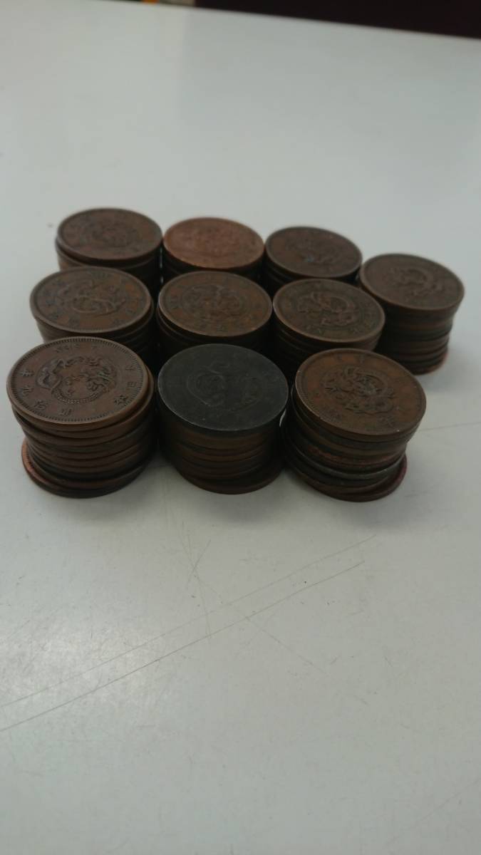 お得，新作 竜2銭銅貨 おまとめ 100枚 古銭 銅貨 貨幣 古銭(2銭)｜売買されたオークション情報、yahooの商品情報をアーカイブ公開 - オークファン 近代