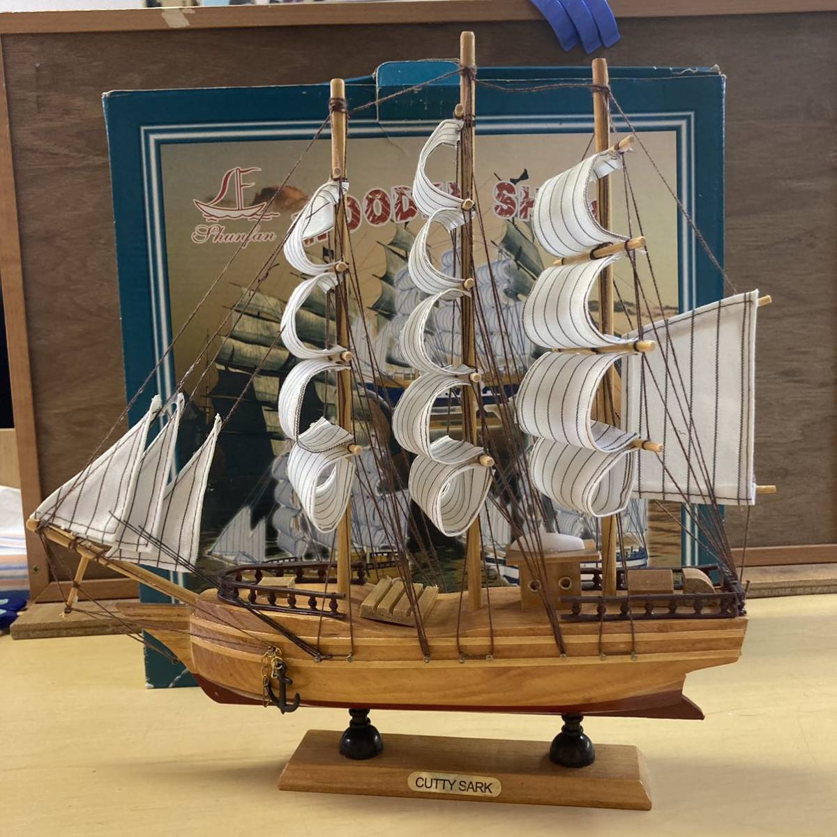 中古】Shunfan 帆船模型 木製 wooden ships/D CUTTY SARK アンティーク
