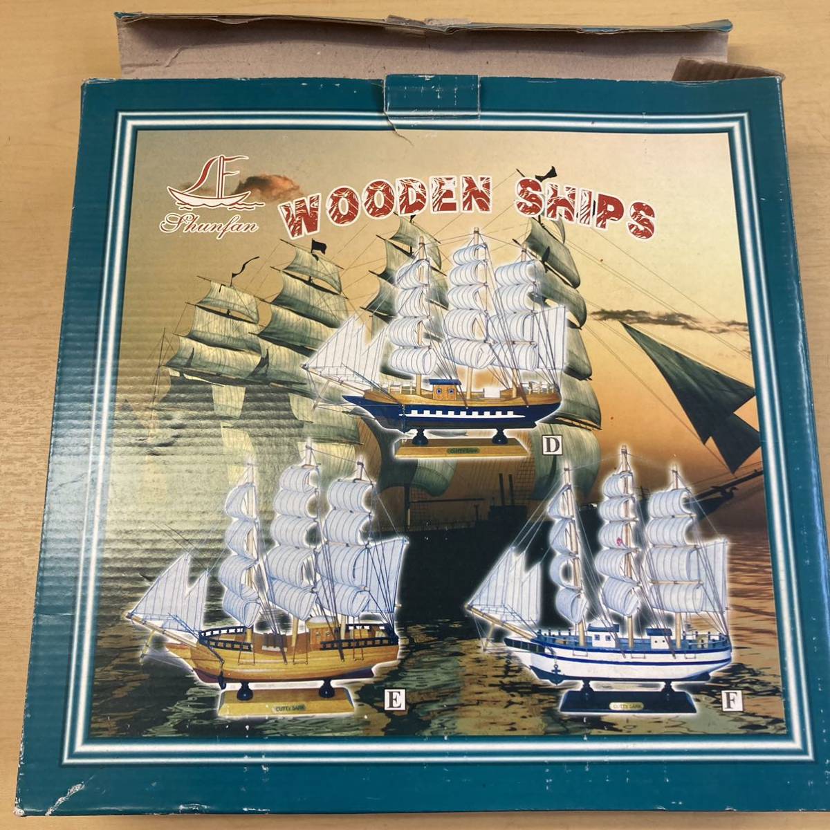 中古】Shunfan 帆船模型 木製 wooden ships/D CUTTY SARK アンティーク 