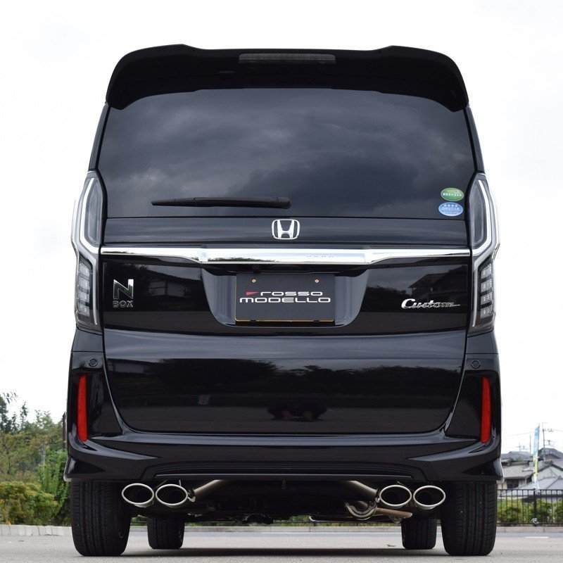 ロッソモデロ ホンダ N-BOX カスタム JF3 ターボ マフラー DUALIST EX-Four 迫力の4本出し NBOX 送料無料
