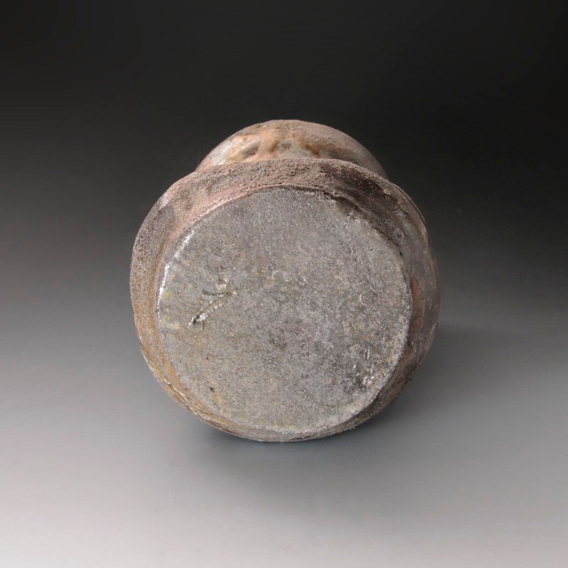 古美味】今井康人作 伊賀耳付花入 茶道具 保証品 1MOf