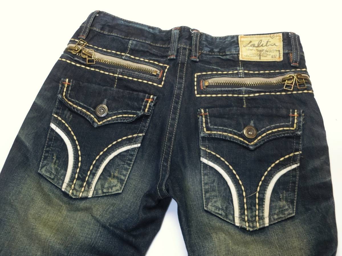 00s LOLITA JEANS デニム 鬼ヒゲ Y2K お兄系 グランジ 00s Lolita 