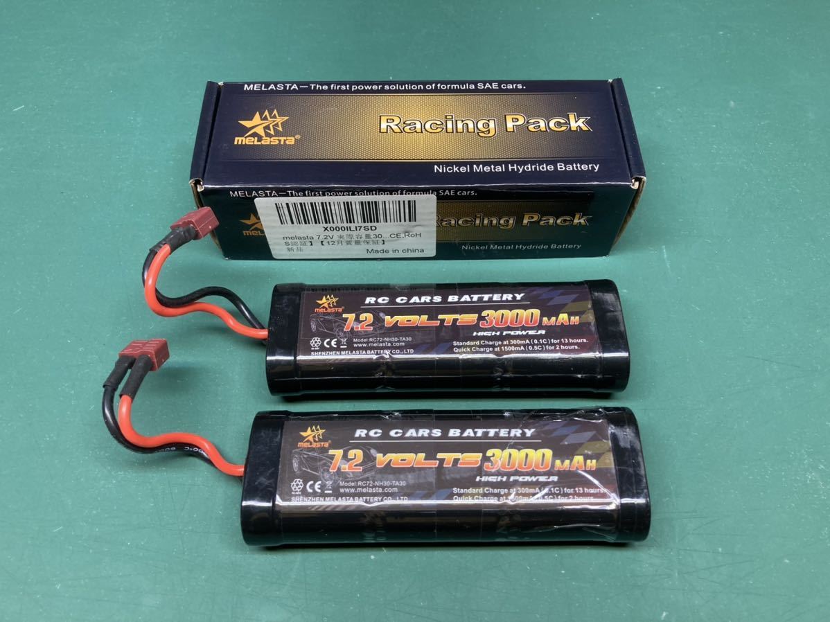 : 7.2V Melasta melasta ニッケル水素バッテリー 3000mAh 実容量3000mAh Ni-MH 4.8V ラジコン Cars RC for Battery 7.2v TA