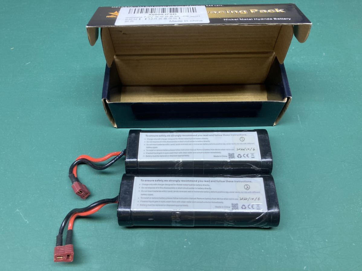 : 7.2V Melasta melasta ニッケル水素バッテリー 3000mAh 実容量3000mAh Ni-MH 4.8V ラジコン Cars RC for Battery 7.2v TA