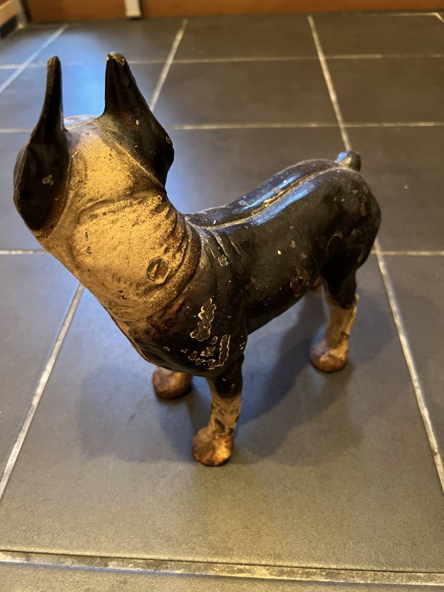 ヴィンテージ VINTAGE ANTIQUE BOSTON TERRIER ボストンテリア DOOR 