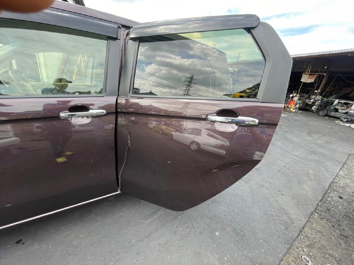 H28年 JH1 N-WGN/エヌワゴン 左リアドア バイザー、 ヒンジ付 カラーYR586P 中古品 即決 1324830 220815 TK T1 水鳥外し